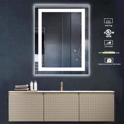 bathroom mirrors over vanity with lights