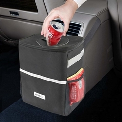 Car Trash Can with Pockets