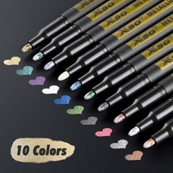 Metallic Marker Pens for Black Paper