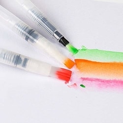 watercolor paint brushes