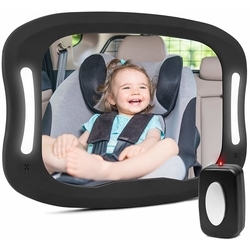car mirror for baby with remote control 