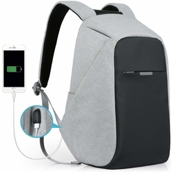 business laptop backbag with USB charging port 