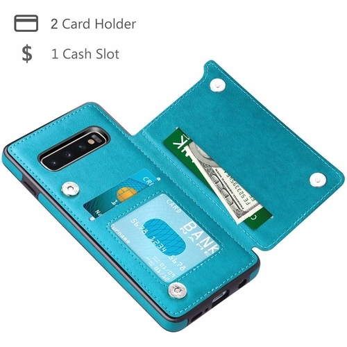 protective case with credit card slot holder for samsung galaxy s10