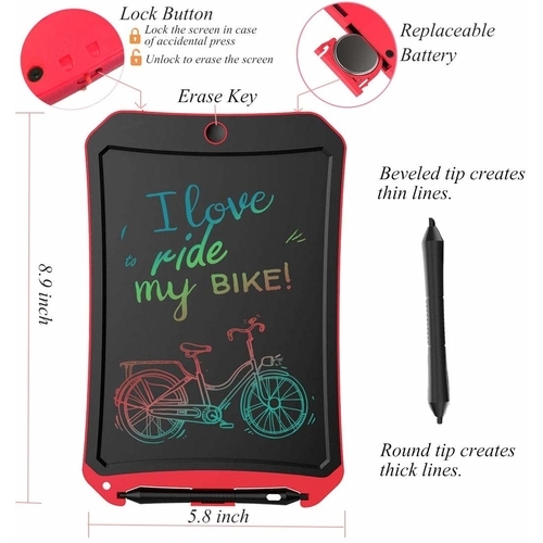colorful lcd writing tablet