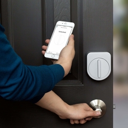 A smart lock over your existing deadbolt